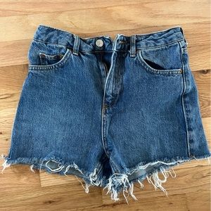 Topshop Moto Mom Shorts